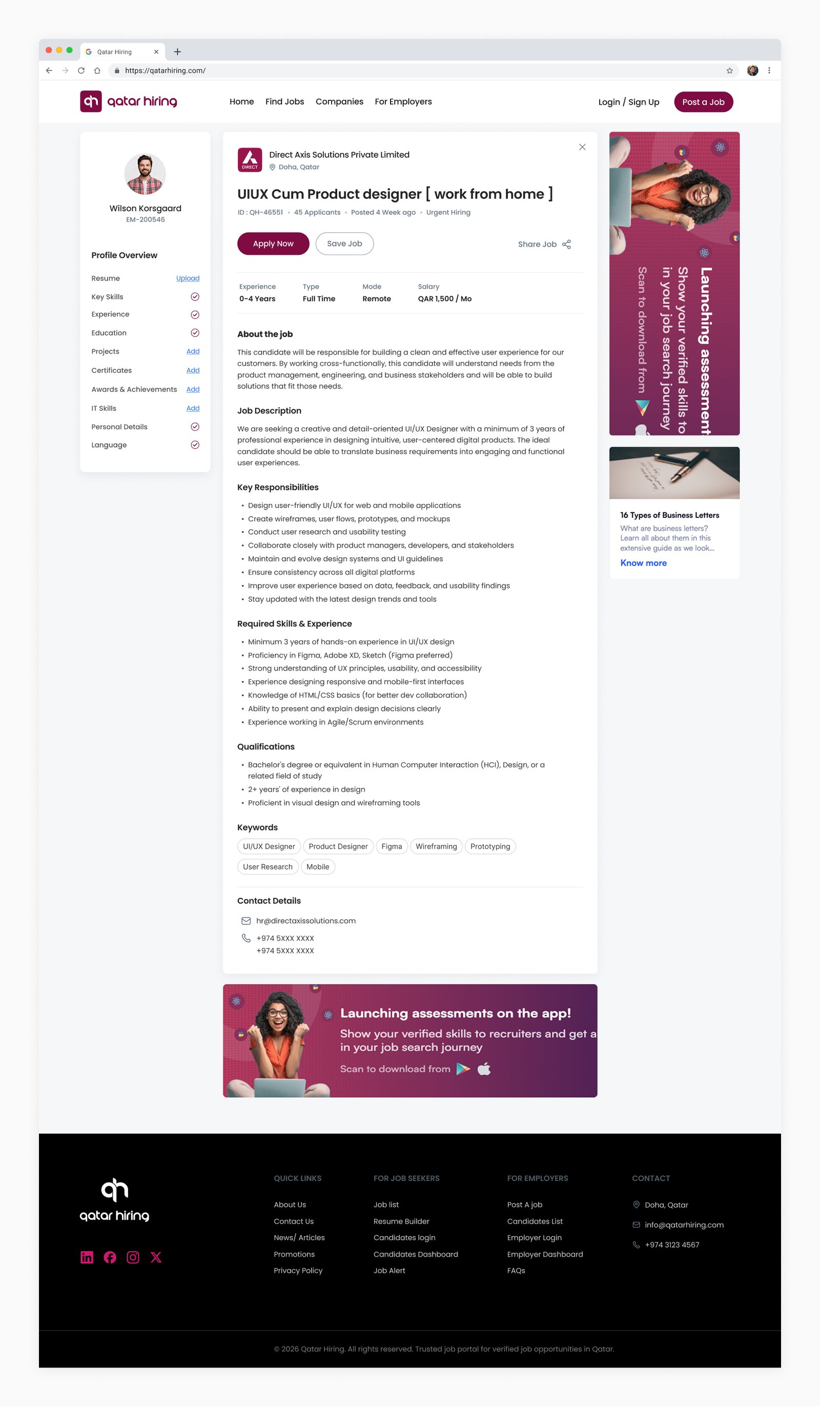 QatarHiring-UI