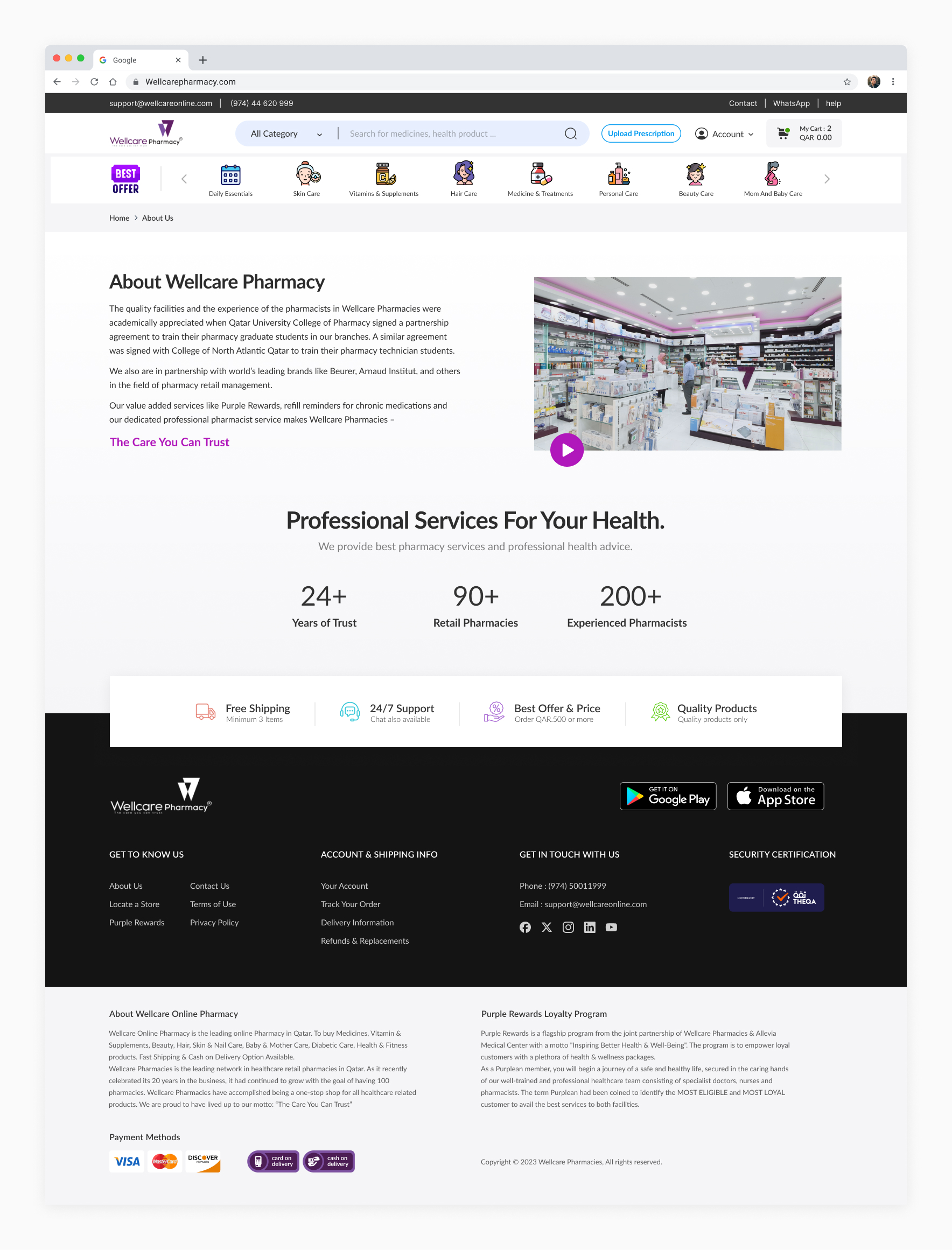 Wellcare Pharmacy-UI